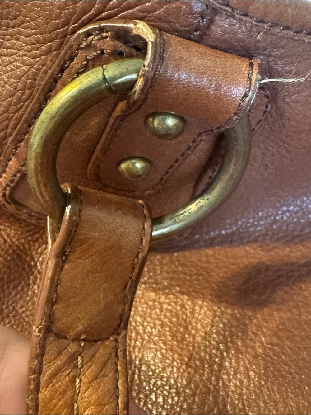 The Sak Leather Tote Bag in Brown